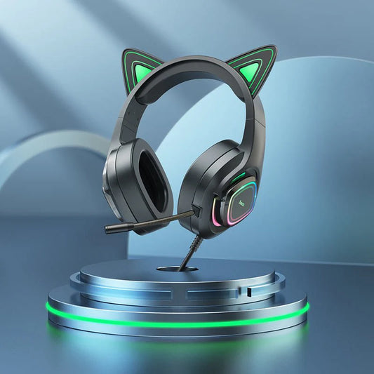Hoco - Luminous Cat Gaming Headphone
